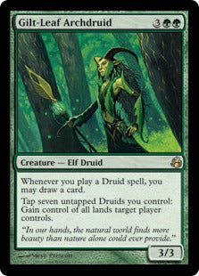 [124]【EN】光り葉の大ドルイド/Gilt-Leaf Archdruid【MOR】[R][緑]