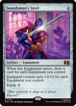 [752]【EN】【FOIL】ソーズマンの刃金/Swordsman's Steel【MSC】[R][茶]