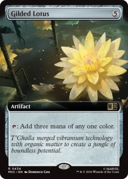 [434]【EN】■拡張アート■金粉の水蓮/Gilded Lotus【MSC】[R][茶]