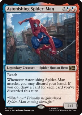 [740]【EN】【FOIL】アストニッシング・スパイダーマン/Astonishing Spider-Man【MSC】[R][多色]
