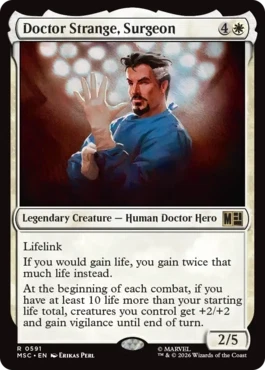 [591]【EN】【FOIL】外科医、ドクター・ストレンジ/Doctor Strange, Surgeon【MSC】[R][白]