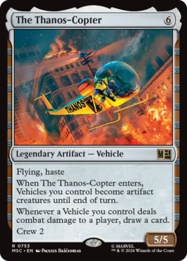 [753]【EN】【FOIL】サノスコプター/The Thanos-Copter【MSC】[R][茶]