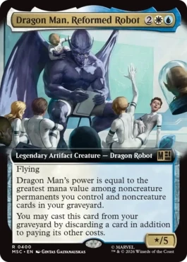[400]【EN】■拡張アート■改良ロボット、ドラゴンマン/Dragon Man, Reformed Robot【MSC】[R][多色]