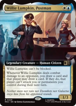 [425]【EN】■拡張アート■郵便配達人、ウィリー・ランプキン/Willie Lumpkin, Postman【MSC】[R][多色]