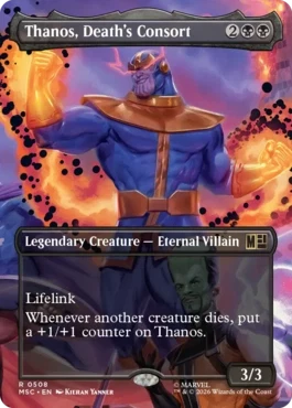 [508]【EN】■ボーダーレス■終焉をもたらす者、サノス/Thanos, Death's Consort【MSC】[R][黒]