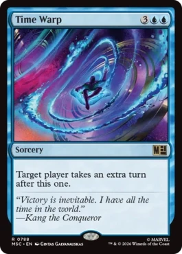 [788]【EN】【FOIL】時間のねじれ/Time Warp【MSC】[R][青]