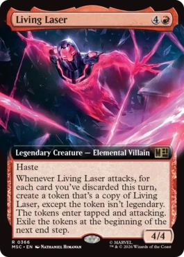 [366]【EN】■拡張アート■リビング・レーザー/Living Laser【MSC】[R][赤]