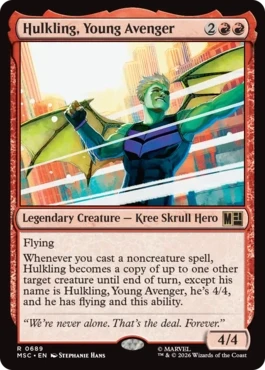 [689]【EN】ヤング・アベンジャーズ、ハルクリング/Hulkling, Young Avenger【MSC】[R][赤]