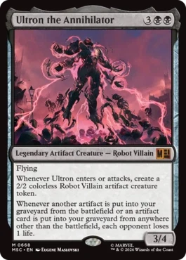 [668]【EN】滅殺者ウルトロン/Ultron the Annihilator【MSC】[M][黒]