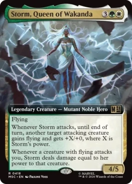 [418]【EN】■拡張アート■ワカンダの女王、ストーム/Storm, Queen of Wakanda【MSC】[R][多色]