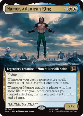 [409]【EN】■拡張アート■アトランティスの王、ネイモア/Namor, Atlantean King【MSC】[R][多色]