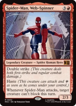 [832]【EN】蜘蛛糸使い、スパイダーマン/Spider-Man, Web-Spinner【MSC】[M][赤]