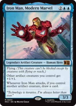 [830]【EN】モダン・マーベル、アイアンマン/Iron Man, Modern Marvel【MSC】[M][青]