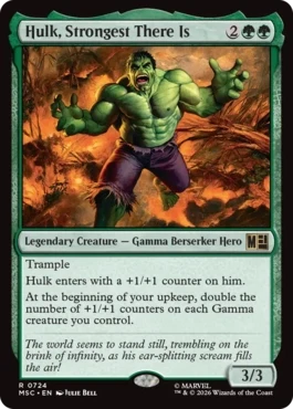 [724]【EN】最強はここにあり、ハルク/Hulk, Strongest There Is【MSC】[R][緑]