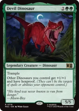 [719]【EN】デビル・ダイナソー/Devil Dinosaur【MSC】[R][緑]