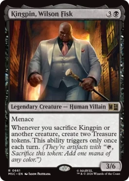 [661]【EN】キングピン、ウィルソン・フィスク/Kingpin, Wilson Fisk【MSC】[R][黒]