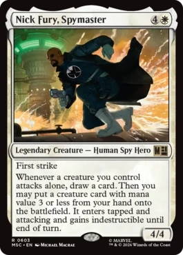 [603]【EN】諜報機関の長、ニック・フューリー/Nick Fury, Spymaster【MSC】[R][白]