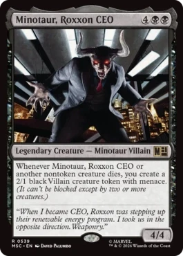 [539]【EN】ロクソン社のCEO、ミノタウロス/Minotaur, Roxxon CEO【MSC】[R][黒]