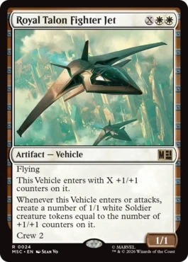 [024]【EN】ロイヤル・タロン戦闘機/Royal Talon Fighter Jet【MSC】[R][白]