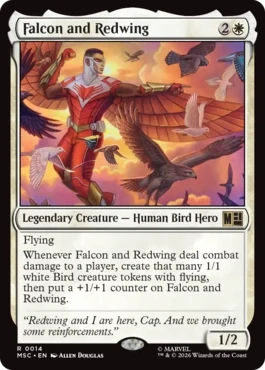 [014]【EN】ファルコンとレッドウイング/Falcon and Redwing【MSC】[R][白]