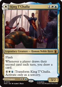 [219]【EN】【FOIL】ティ・チャラ王/King T'Challa【MSH】[M][多色]