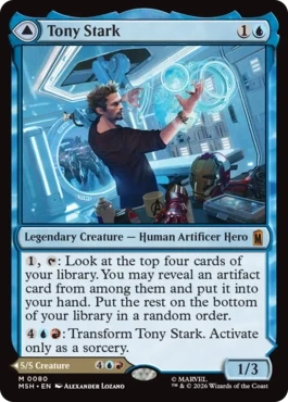 [080]【EN】【FOIL】トニー・スターク/Tony Stark【MSH】[M][青]