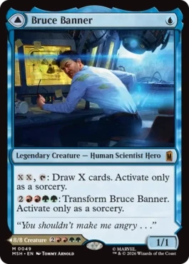 [049]【EN】【FOIL】ブルース・バナー/Bruce Banner【MSH】[M][青]