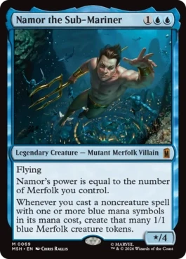 [069]【EN】【FOIL】サブマリナー、ネイモア/Namor the Sub-Mariner【MSH】[M][青]