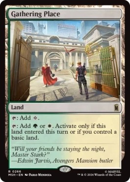 [266]【EN】【FOIL】集いの場/Gathering Place【MSH】[R][土地]
