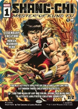 [396]【EN】【FOIL】■ボーダーレス■カンフーの達人、シャン・チー/Shang-Chi, Master of Kung Fu【MSH】[M][緑]