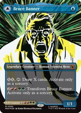 [390]【EN】【FOIL】■ボーダーレス■ブルース・バナー/Bruce Banner【MSH】[M][青]