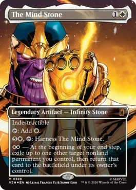 [386]【EN】【FOIL】■ボーダーレス■マインド・ストーン/The Mind Stone【MSH】[M][白]