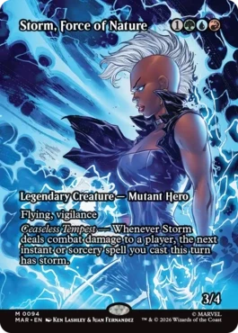 [094]【EN】【FOIL】■ボーダーレス■自然の力、ストーム/Storm, Force of Nature【MAR】[M][多色]