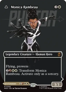 [356]【EN】【FOIL】■ボーダーレス■モニカ・ランボー/Monica Rambeau【MSH】[M][白]