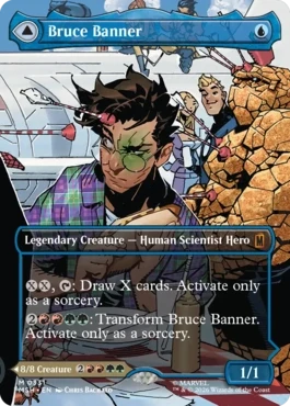 [331]【EN】【FOIL】■ボーダーレス■ブルース・バナー/Bruce Banner【MSH】[M][青]