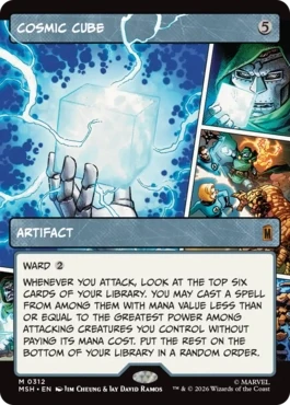 [312]【EN】【FOIL】■ショーケース■コズミック・キューブ/Cosmic Cube【MSH】[M][茶]