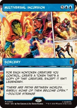[300]【EN】【FOIL】■ショーケース■マルチバース規模の侵攻/Multiversal Incursion【MSH】[M][青]