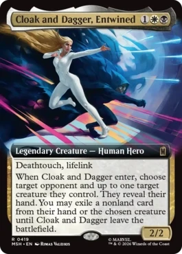 [419]【EN】■拡張アート■絡み合う絆、クロークとダガー/Cloak and Dagger, Entwined【MSH】[R][多色]