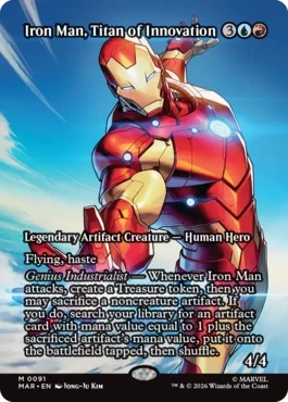 [091]【EN】■ボーダーレス■革新の巨人、アイアンマン/Iron Man, Titan of Innovation【MAR】[M][多色]