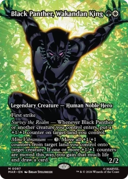 [087]【EN】■ボーダーレス■ワカンダの王、ブラック・パンサー/Black Panther, Wakandan King【MAR】[M][多色]