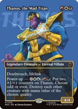 [376]【EN】■ボーダーレス■マッドタイタン、サノス/Thanos, the Mad Titan【MSH】[M][多色]