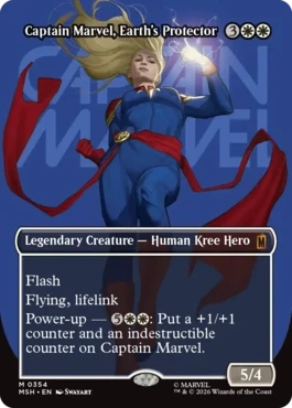 [354]【EN】■ボーダーレス■地球の守護者、キャプテン・マーベル/Captain Marvel, Earth's Protector【MSH】[M][白]