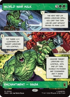 [304]【EN】■ショーケース■ワールド・ウォー・ハルク/World War Hulk【MSH】[R][緑]