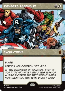 [297]【EN】■ショーケース■アベンジャーズ・アッセンブル！/Avengers Assemble!【MSH】[M][白]