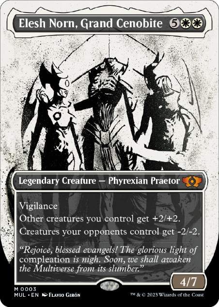 [003]【EN】【FOIL】大修道士、エリシュ・ノーン/Elesh Norn, Grand Cenobite【MUL】[M][白]