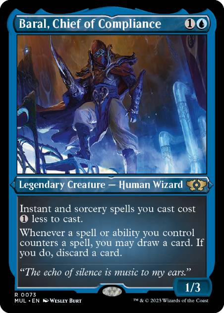 [073]【EN】【エッチングFOIL】遵法長、バラル/Baral, Chief of Compliance【MUL】[R][青]