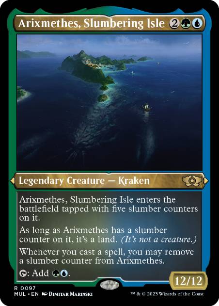 [097]【EN】【エッチングFOIL】まどろむ島、アリクスメテス/Arixmethes, Slumbering Isle【MUL】[R][多色]
