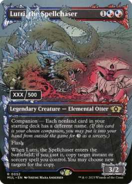 [182]【EN】【ダブルレインボウFOIL】呪文追い、ルーツリー/Lutri, the Spellchaser(シリアル入り)【MUL】[R][多色]
