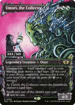 [192]【EN】【ダブルレインボウFOIL】集めるもの、ウモーリ/Umori, the Collector(シリアル入り)【MUL】[R][多色]