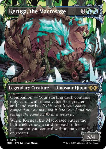 [178]【EN】【ハローFOIL】巨智、ケルーガ/Keruga, the Macrosage【MUL】[R][多色]